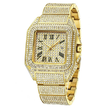 🔥 BUT 2 GET 10% ：✨Luxury Square Rhinestone Watch – Elegant Sparkle for Every Occasion✨