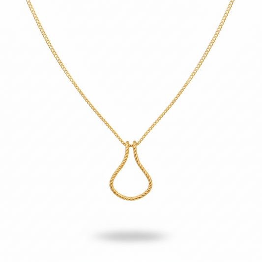Horseshoe Ring Holder Necklace