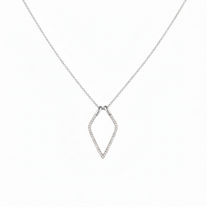 Geometric Ring Holder Necklace